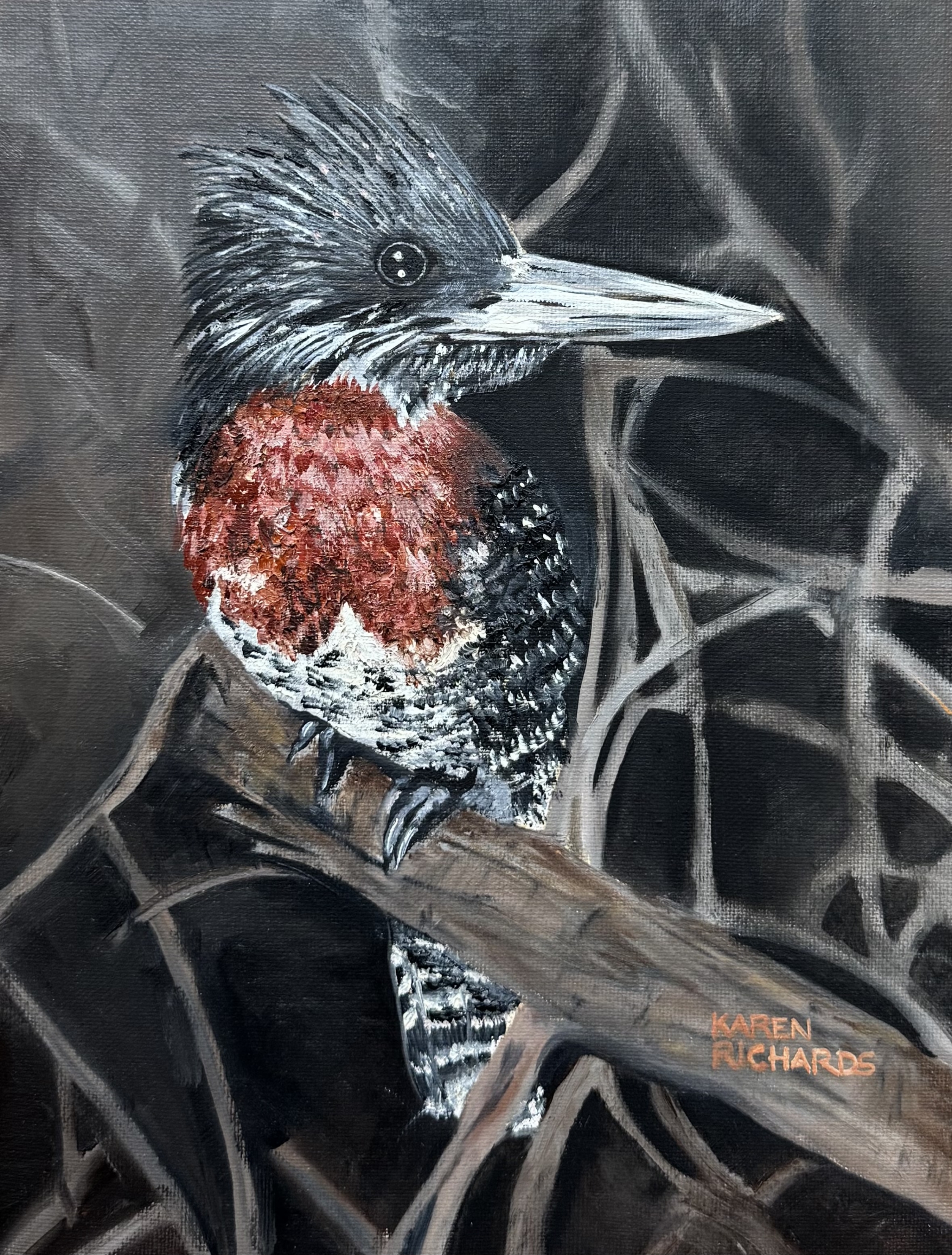 Click here to view Giant Kingfisher by Karen Richards