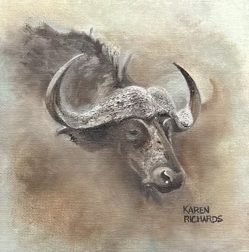 Click here to view Beware of the Grumpy Buffalo  by Karen Richards